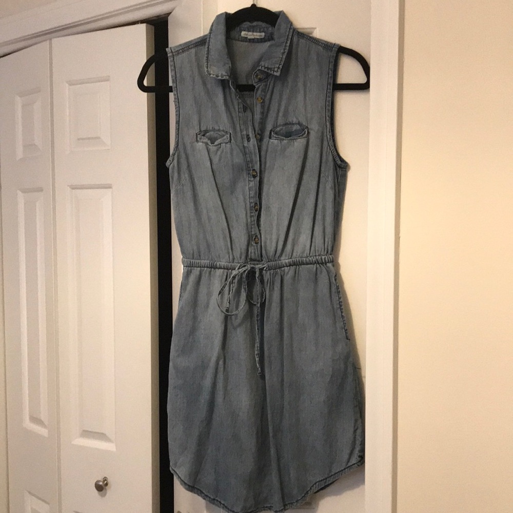 Charlotte Russe denim button dress
